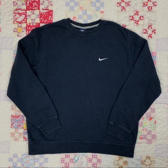 vintage navy blue nike sweatshirt